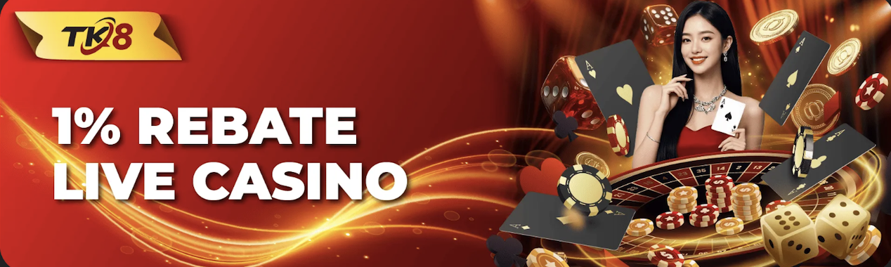 1.0% REBATE LIVE CASINO