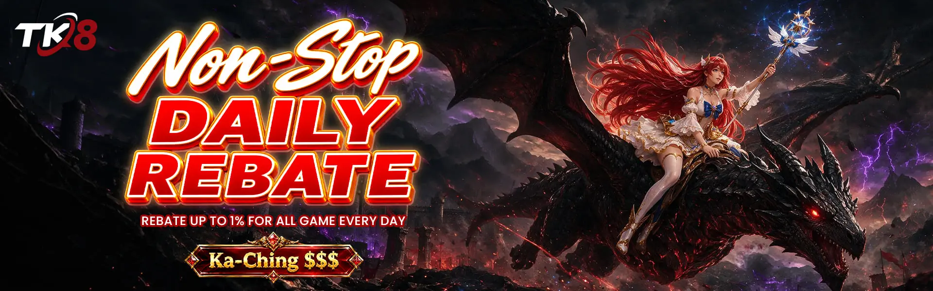 Non-stop daily rebate